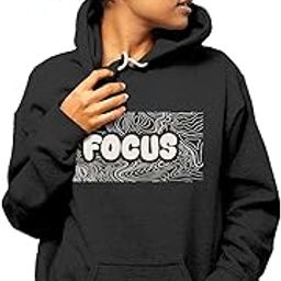 Women's Hoodie | Cotton Rich | Globally Certified Fabric | Super Soft & Warm | Colors Dont Fade | Relaxed Fit | Focus in Chaos Design-image-42