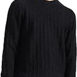 Regular Fit Round Neck Textured Sweater-image-84
