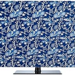 KCE STORE Dustproof PVC LED TV Cover Suitable for All Models of 32 Inch TV Petals-image-93