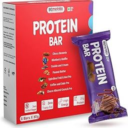 Mettle Choco Brownie Protein Bars | Each 30g Bar | Protein Bars (180 g, Choco Brownie)-image-54