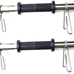 PROTONER Weight Lifting Dumbell RODS 14 INCHES with Spring Locks-picture-11