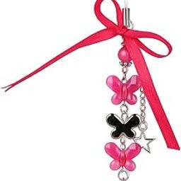 Ringzanio Phone Charm | Y2K Accessories Bag Charm Airpod Strap, Aesthetic Keychain Cute Phone Charm | Kawaii Bag Charm Cell Phone Charms Gift for Girls | Cherry Charm | Keychain For Bag-image-84