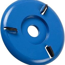 Losa 90mm Diameter Alloy Woodworking Turbo Tea Tray Wood Carving Tool 16mm Bore 1-7