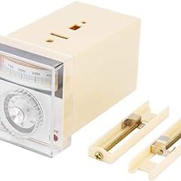 Set of 2 Pointer Temperature Controller, TED-2001 Pointer Temperature Controller K Type Thermostat 0-400℃ 220VAC for Package Machine Oven-image-64