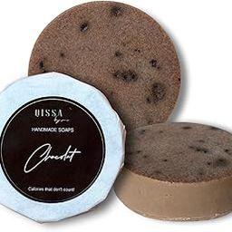 Qissa by su.i Chocolate & Walnut Soap ‘Chocolat’ | 80g Handmade Bar | Exfoliating Walnut Shells & Nourishing Real Chocolate | SLS-Free, Paraben-Free | Ideal for Body Polishing, Gifting & Weekly Skincare Rituals-image-48