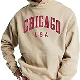 be savage Chicago Men Oversized Drop Shoulder Hoodie for Winters-picture-47