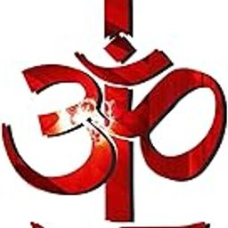 Decor Kafe Swastik OM Diwali Decorations Acrylic 3D Mirror Wall Sticker (Red)_MR207-image-1