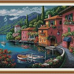 Cross Stitch Embroidery Kit, Anchor Embroidery Kit, Cross Stitch Kit Suitable for Home Decor DIY Project Craft Workshop Relaxation Activity Hobby Group Embroidery Class-image-37