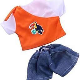 LOOM TREE® 8xOrange T-Shirt Short Jeans Pants for 14'' Wellie Wishers Doll | Dolls | Clothes & Accessories | Modern-image-76