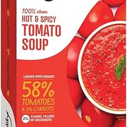 Simplify Hot & Spicy Tomato Soup - Pack of 1 (Serves 3 to 4) I Makes 500ml | Home Style Ready To Eat - Instant Soup Packet | 0% Additives and Preservatives-image-51