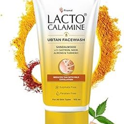 Lacto Calamine Ubtan Face Wash for Glowing Skin | Natural Face Wash with Sandalwood, Saffron, Neem, Almond & Turmeric | Exfoliating Facewash reduces Tan | Sulphate, Paraben Free | 100 ml Pack of 1-29