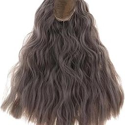 CALANDIS™ 16inch Bjd Doll Hair Long Curly Wig for YOSD 1/4 Doll DIY Supplies Dark Gray | Full Size, SD | Dollfie & BJDs | by Brand, Company, Character | Dolls-image-21