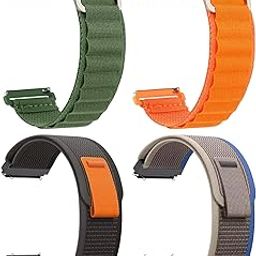 AMiRiTE ADS149 22MM Nylon Alpine G-Hook / Trail Velcro Loop Bands / Straps Compatible with Noise Colorfit Pulse 2 Max / Huawei GT2(46mm) / Honor Magic Watch 2(46mm) / Noise Pulse Go Buzz / Boat Flash / Xtend / Xtend Pro / Noise Colorfit Ultra Fireboltt Rage / Fireboltt Phoenix / Noise Colorfit Pulse Grand / Noise Colorfit Pulse 2 Max / Realme S/S Pro / One Plus(46mm) Smart Watch & All 22mm lug Watches-6