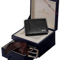 Rakhi Gift Set for Brother - Premium Men's Combo | Gift Set of Leather Wallet & Belt & Rakhi with an Unique Slider Gift Box for Brother (Black Croco)-image-25