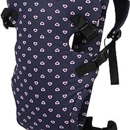 My Giraffe - Skippy - 4 In 1 Infantcarrier With Extra Head Support & Waistband - 3.5 Kgs To 20 Kgs - 4 Carry Postions (Navy Pink Hearts)-6