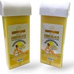 LOVHIDE White Chocolate Soft Wax Refill Roll-on Cartridge for Full Body Waxing Hair Removal Cream for women-LH (Pack of 2)-image-86