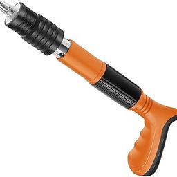 Steel Nail Wall Fastening Tool, Manual Wall Nail Fastening Tool, Low Noise Air Nailer Machine Adjustable Cement Wall Nailer Hand Tool for Woodworking, Pack of 1-image-62