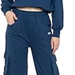 Women Casual co ords Set Track Suit Crop Top Trackpant-image-8
