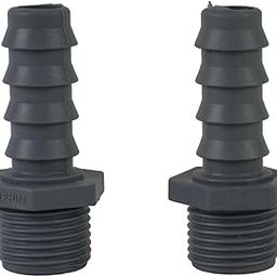 AQUA - AGRO | Drip Fittings And Accessories - Threaded Fittings - Threaded - Premium - Nipple - 0.5 inch x 16mm - Delrin - (Pack of 10)-image-34