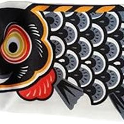 Japanese Decorative Windsock Carp Flag Koi Nobori Sailfish 15cm Black-image-49