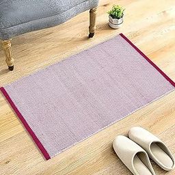Chindi Dhurrie, Reversible, Recycled Yarn, Hand-Dyed - 50x80 CM, Pack of 1 Piece-image-0
