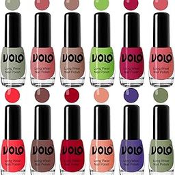 Volo Boss of Gloss Nail Polishes Set of 12 Pcs Infinite Collection(Nude, Pink, Nude, Green, Magenta, Peach, Red, Nude, Red, Peach,Purple, Green) 60 ML-79