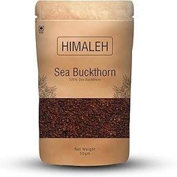 Himaleh Sea Buckthorn Berry Dry, Nourish Skin Quality Source of Vitamins and Nutrients, Dry Sea Buckthorn Berries, Rich In Omega, Fatty Acids, Vitamin E, Vitamin C (50 GM)-image-92