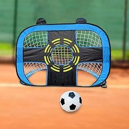 Children Football Goal Post Pop up for Backyard Fun Summer Playing Sports Blue-picture-28