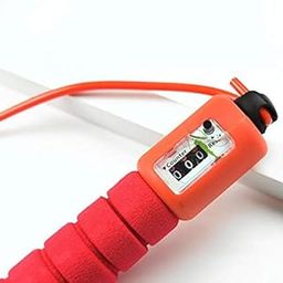 CALANDIS Jump Rope w/Counter Adult Boxing Exercise Workout Counting Skipping Red-picture-12