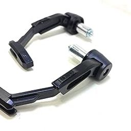 TRP TRADERS® Universal CNC Handlebar Lever Protector,7/8" Motorcycle Handlebar Protector Brake Clutch System Lever Guard (Black)-8