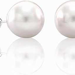 ‘Divine’ 2 Way Brilliant Lustre Pearl Stud Earrings | Double Sided Faux Pearl Ball Studs | Latest Stylish Gifts for Women and Girls-image-75