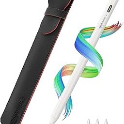 Amazon Basics 2nd Gen Stylus Pen for IPAD | Supports Palm Rejection, Tilt Sensor, Precise for Writing/Drawing| for iPad 6/7/ 8/ 9th Gen; iPad 10.2", Pro 11/12.9", Mini 5/6th, Air 3/4th Gen (White)-23