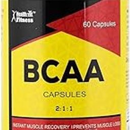 Healthvit Fitness BCAA 1000mg Supplement for Workout | L-Leucine, L-Isoleucine and L-Valine in the ratio of 2: 1: 1 with L-Glutamine & L-Citrulline Malate – 60 Capsules-image-22