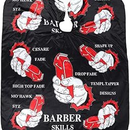 Barber Cape, Haircut Cape, Haircut Apron Hairdresser Gown, for Hair Salon Hairdressing Accessories Home Hairdressing Tool-29
