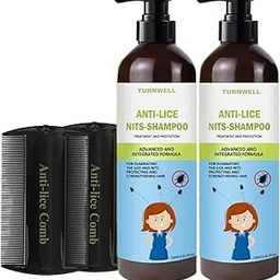 Anti Lice Remover Shampoo with Rosemary & Neem Oil - Anti-Nits Treatment Shampoo for Kids - Lice & Nits, Lousy Hair Removal - Natural Lice Cleansing & Protection Smoothing Hair Shampoo(Free Lice Comb)(Pack of 2) (Each 150 ml)-43
