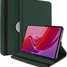 TGK 360 Rotatable Smart Flip Case Cover for Lenovo Tab M11 11 inch TB330FU TB330XU (Dark Green)-image-72