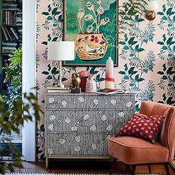 ukindianfurniture Bone Inlay Mango Wood Cabinet | Handcrafted Storage Chest with Floral Design | 3-Drawer Dresser | Premium Mango Wood | Decorative Bedroom & Living Room Furniture-image-95
