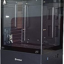 Computer PC Case (CIP501) Black Nebula Computer Case/Gaming Cabinet - Black | Support ATX, M-ATX, ITX |-2