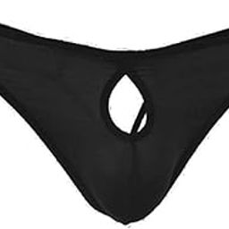 AM Zone Men's Polyester Spandex Thongs Brief Underwear (Pack of 1) (AM-ML-07551)-41