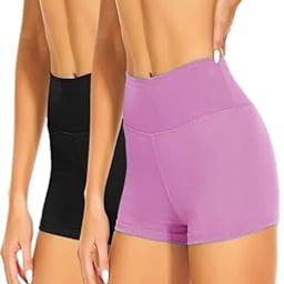 Florafit Viscose Cotton Lycra Stretch Shorts for Women – Pack of 2 | Perfect for Workout, Yoga & More-image-82
