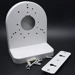 SR VISION IP Camera Wall Mount Bracket - L Shape 145x170 MM Wall Mount Bracket Stand for CCTV Dome Camera, IP Security Camera (White Color)-15