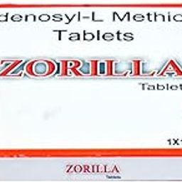 Zorilla I S-adenosyl-L I Methionine I 400 mg I 10 Tablets (100)-15