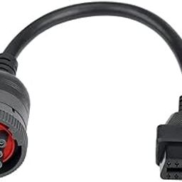 J1939 9Pin to OBD2 Female 16Pin Connector Adapter Heavy Duty Truck Diagnostic Cable，Truck OBD Extension Converter Cable OBD2 Scanner Adapter Reader for Diesel Turck-17