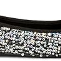Sequin Embellished Ballet Flats-image-66