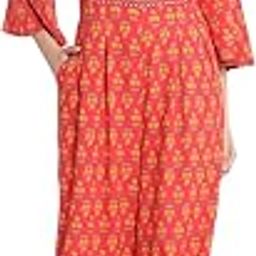 Coral Rayon Embroidered Jumpsuit with Mask-38