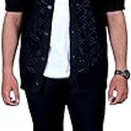 Men Black+White Colour Casual Wear-picture-7