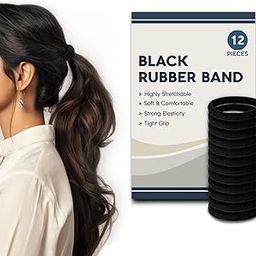 Global Quickly Textured Hair Rubber Bands For Women, Elastic Hair Bands (Set of 12 Multi-Colour Pieces)-image-24