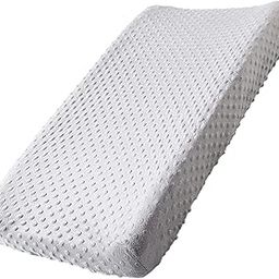 Changing Pad Cover, Soft Minky Dots Changing Table Sheets for Baby Boy and Girl, Diaper Changing Table Cover Fit 32"/34'' x 16" Pad (Glacier Gray)-image-51