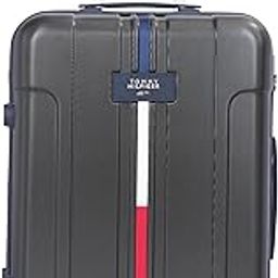 Wyoming Check-in Luggage | 66cm Mid Size Trolley Bag|Durable Polycarbonate Hardshell Suitcase with TSA Lock|360° Spinner Wheel & Adjustable Telescopic Handle|85L Capacity|Color- Black-17
