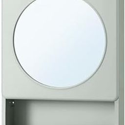 Ikea IVÖSJÖN Mirror Cabinet with 1 Door, Green, 44x15x59 cm-image-48
